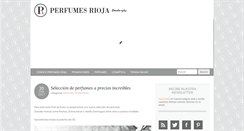 Desktop Screenshot of elblogdeperfumesrioja.com