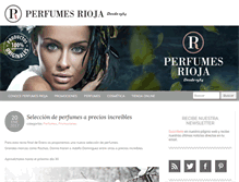 Tablet Screenshot of elblogdeperfumesrioja.com